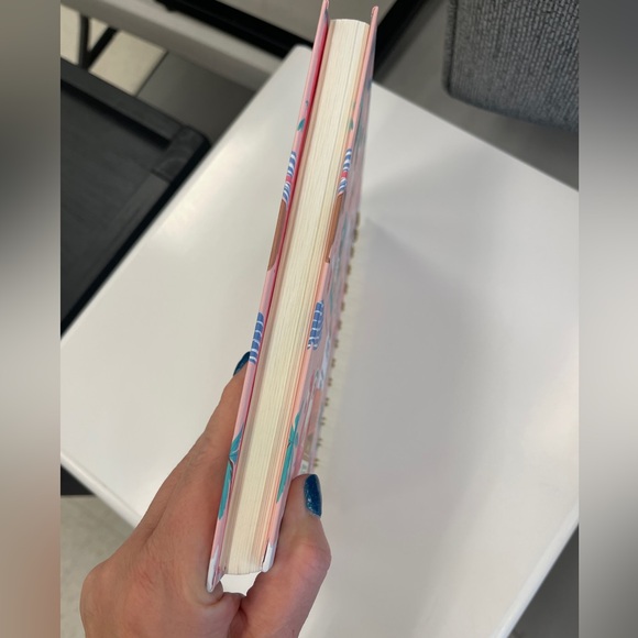 Clementine Dogs at the Pool Pink Gold Spiral Notebook Journals Pugs Corgis NEW - Picture 3 of 4